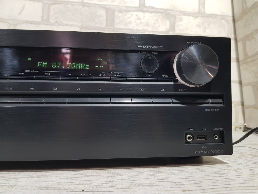 Пульт! 7.2 AV ресивер ONKYO TX-NR616, HDMI, USB, 4К, Flac,б/у