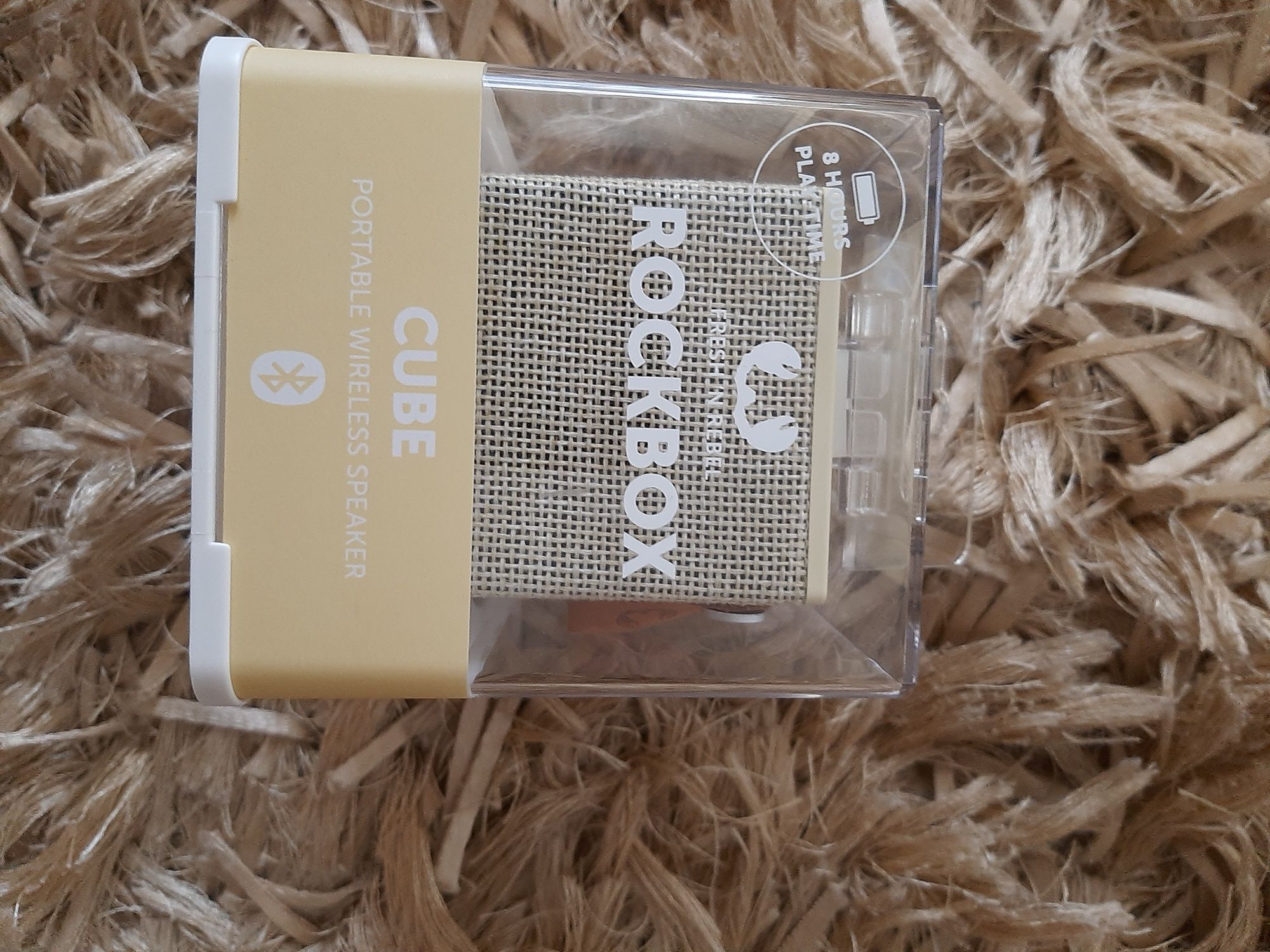 Nowy głośnik RockBox Cube Fabriq Edition, Bluetooth.