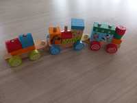 Zabawki drewniane 18m+ pociąg, zawody
