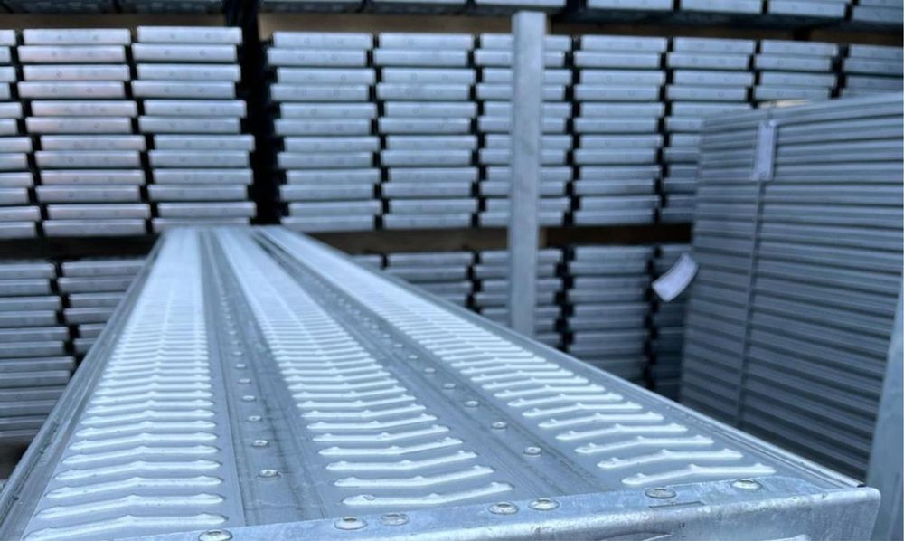 Podest stalowy pełny 3m * 0,32m Typ PLETTAC, pomost rusztowanie 18.6kg