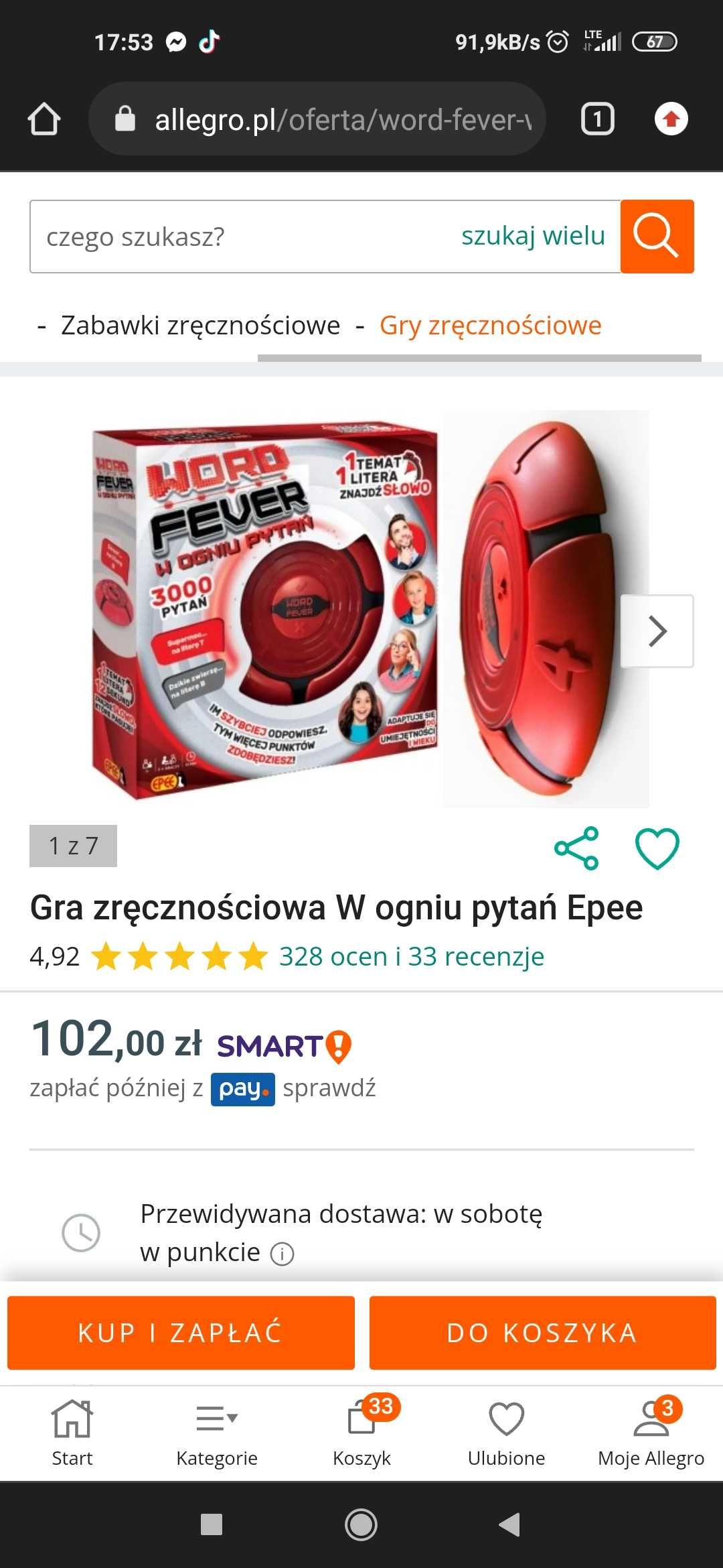 Sprzedam  grę w ogniu pytań De