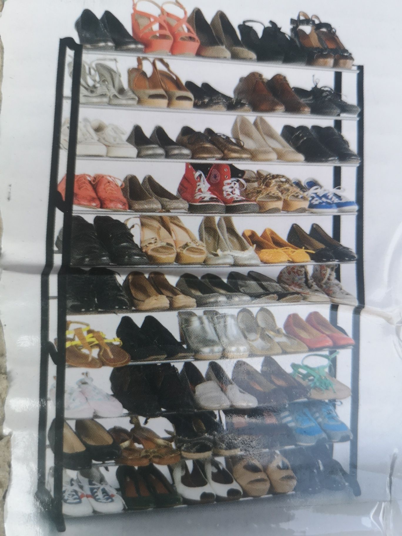 Stojak, szafa składana, regał na buty