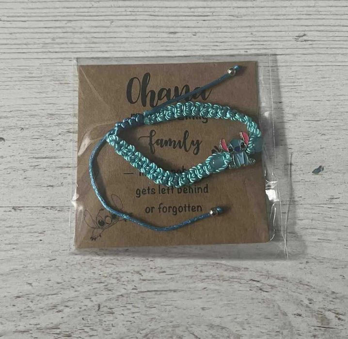 Nowa Bransoletka Sticha damska jasnoniebieska (uniwersalna) Disney