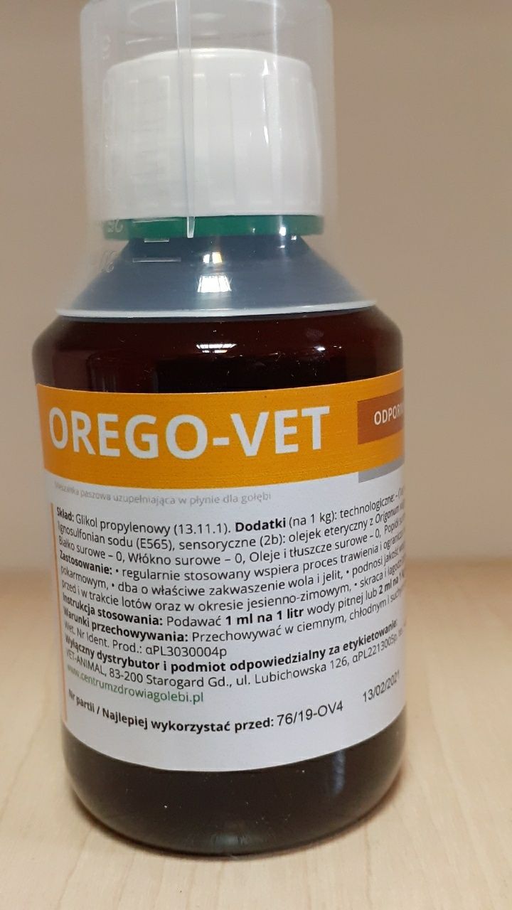 OREGO-VET centrum zdrowia gołębi