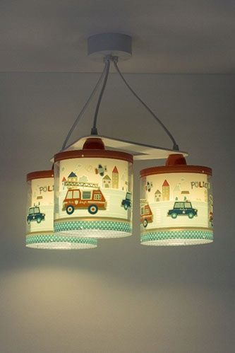 Lampa Sufitowa Pojazdy Policja Potrójna 3X60W E27