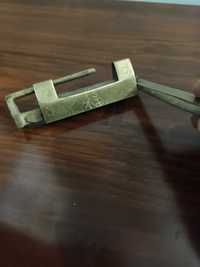 Cadeado/aloquete chinês para malas antigas, moveis ou guarda jóias