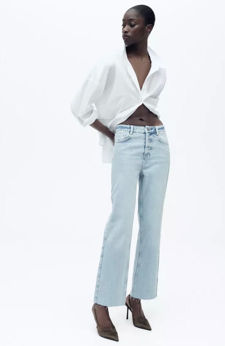 Джинси з високою посадкою Zara