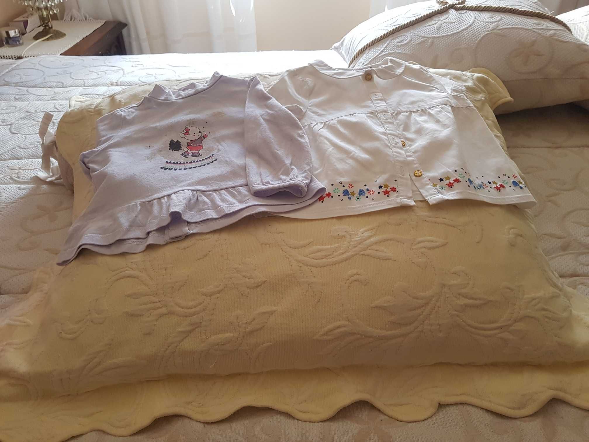 Roupinhas para bebé menina , 3 meses, Alguma nunca usada.