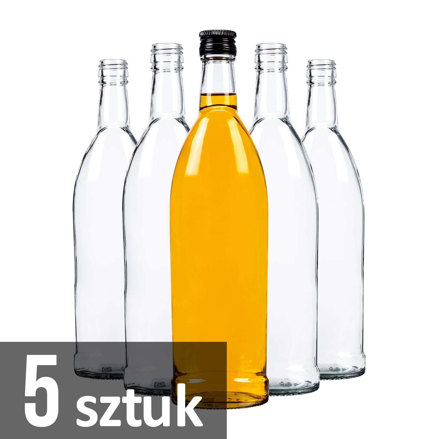 5x butelka ISKRA 500 ml na nalewki wino sok z korkiem