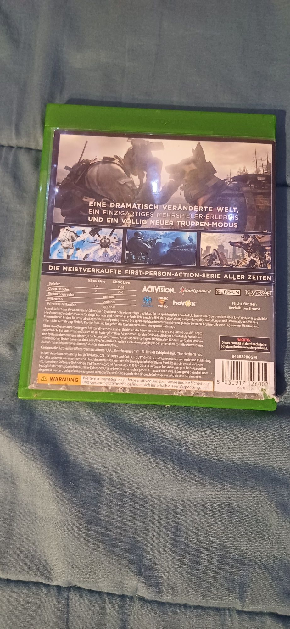 Konsola Xbox one s 1T ssd+CoD Ghosts