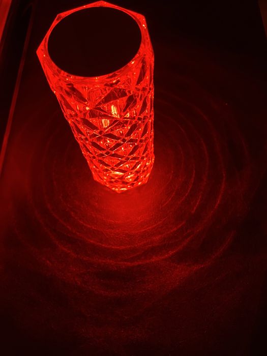 Лампа настольная ночник Роза, 16 режимов с пультом