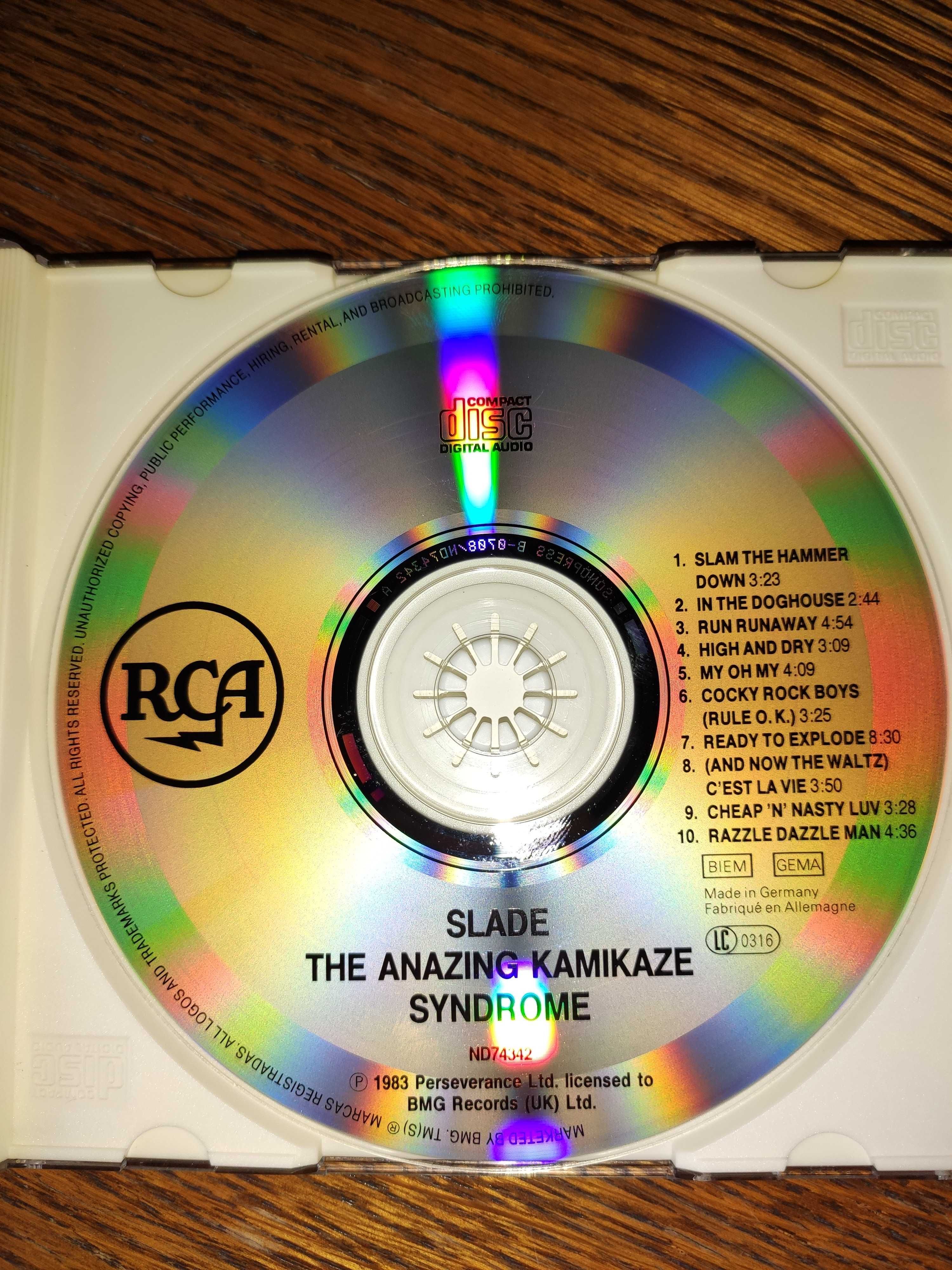 Slade - The Amazing Kamikaze Syndrome, CD 1993, RCA, Germany