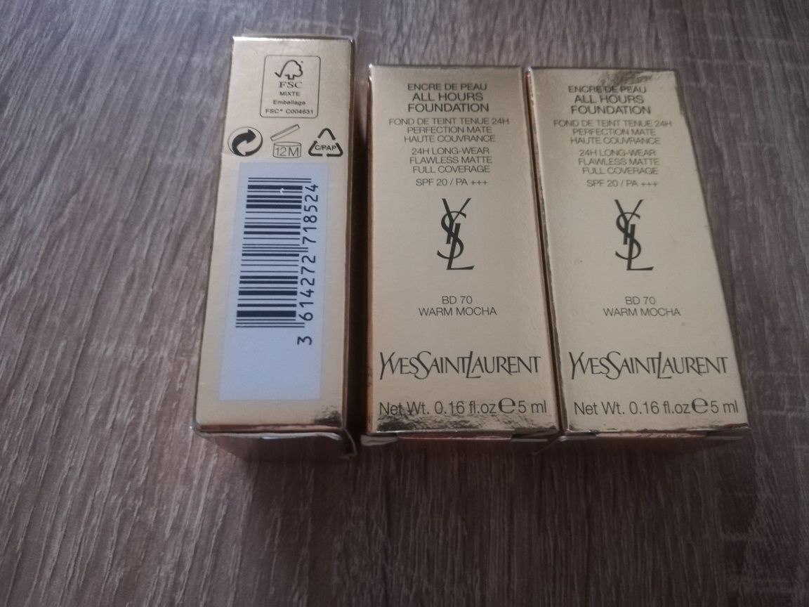 Yves Saint Laurent Encre De Peau All Hours Podkład BD70 Warm Mocha