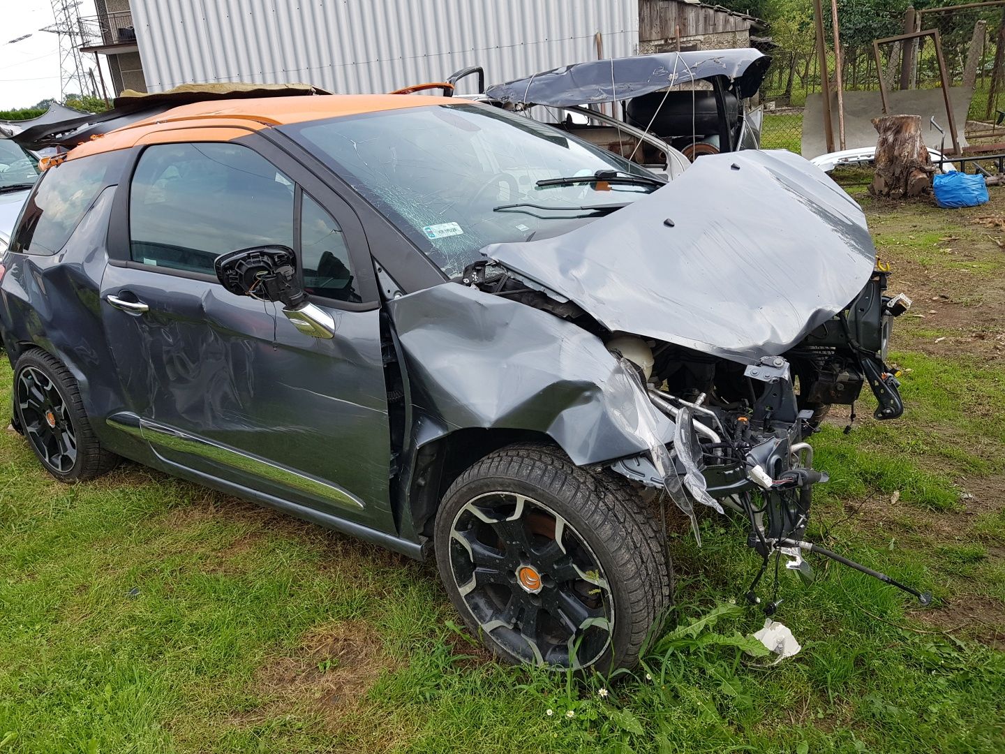 Citroen DS3 1.6 THP 2012r 3D szyba szyby z drzwi Prawa Lewa