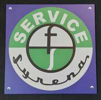 Tablica PRL Syrena Service FSO tablica pcv