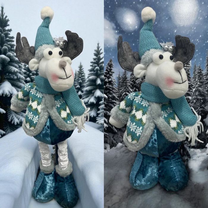 новорічний лось