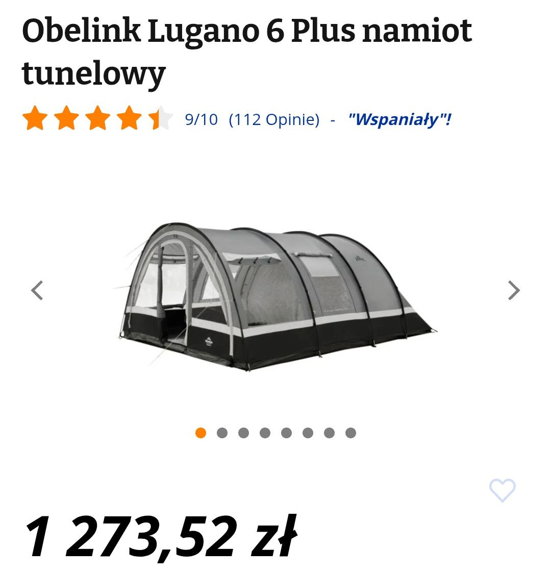 Namiot Obelink Lugano 6 plus