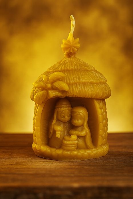 Свічка з воску бджолиного