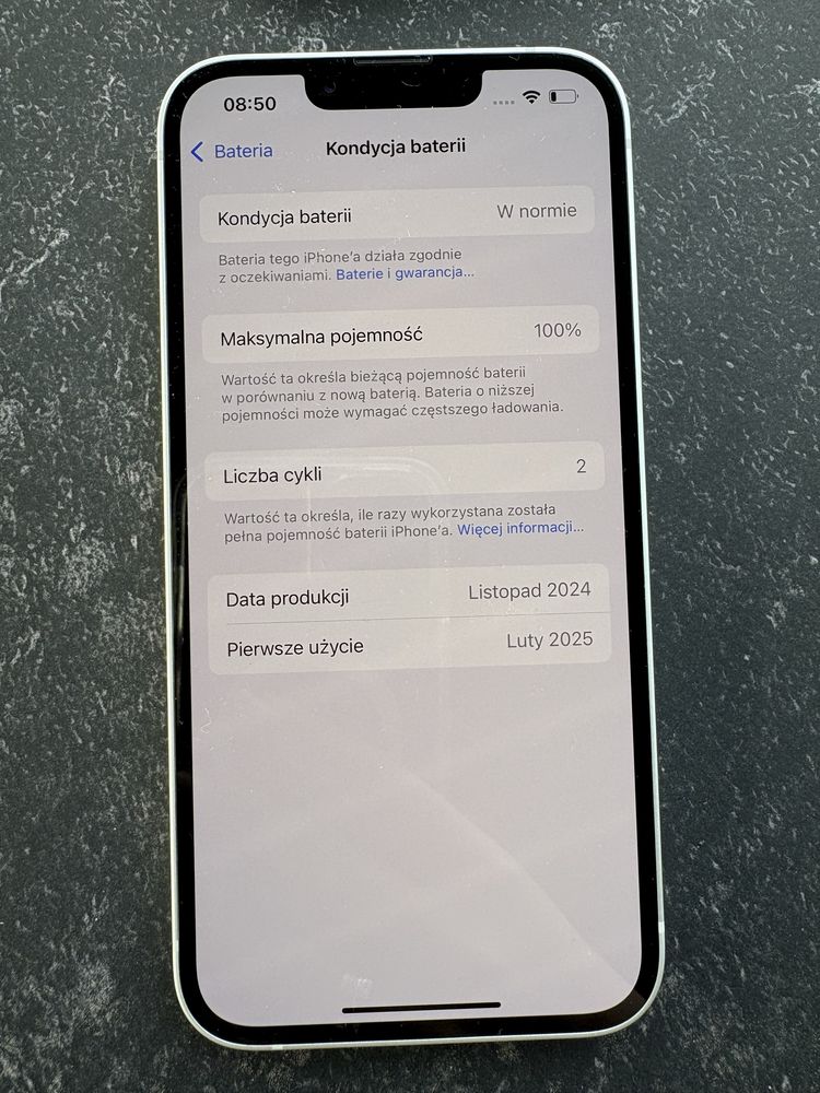 Iphone 16e White biały 128GB