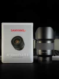 Samyang AF 50mm f/1.4 Sony FE II объектив для Sony полнокадровый