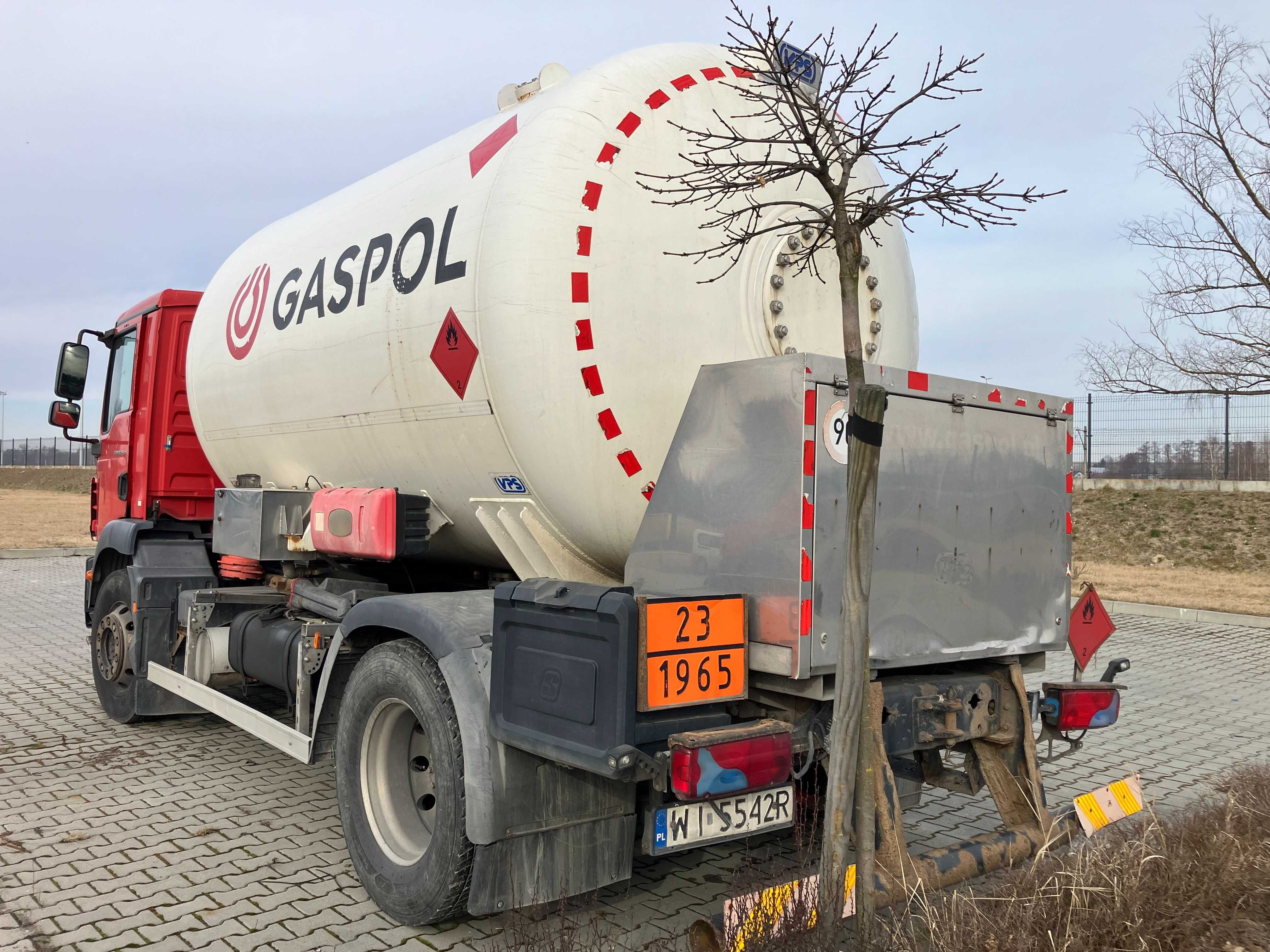MAN TGM 18.250 wersja FL z cysterną LPG 2011 rok