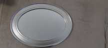 Espelho Prateado Oval