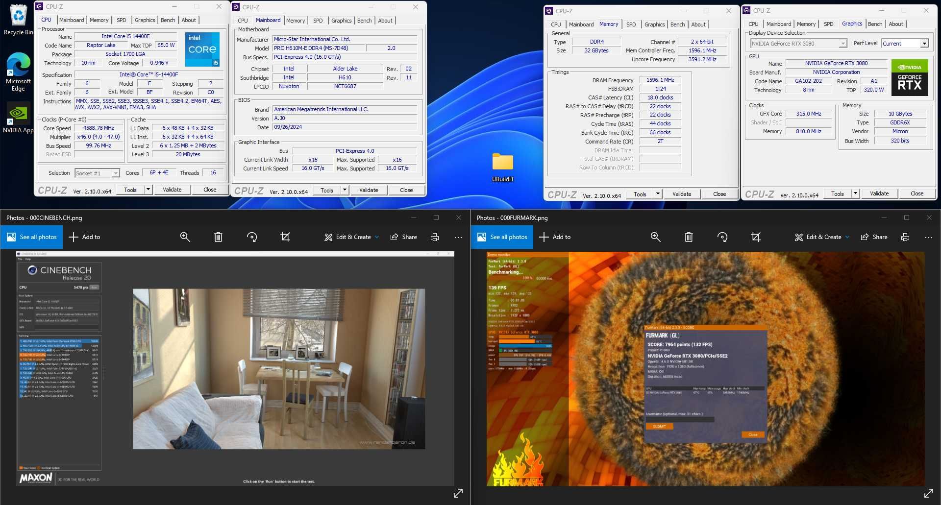 PC Gaming 4K NOVO | RTX 3080 / INTEL 14400 / 32GB / SSD / 750W / RGB