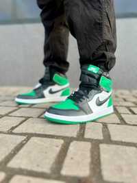 Air Jordan Retro 1 Black Green Buty męskie trampki 40-45