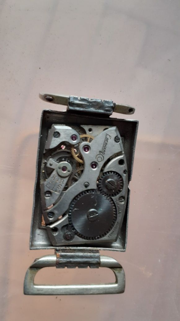 Stary zegarek Eberhard Acier niekompletny