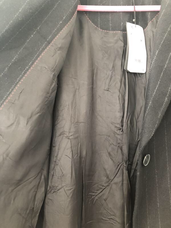 Трендовое шерстяное пальто пиджак бойфренд тренч, натуральная шерсть