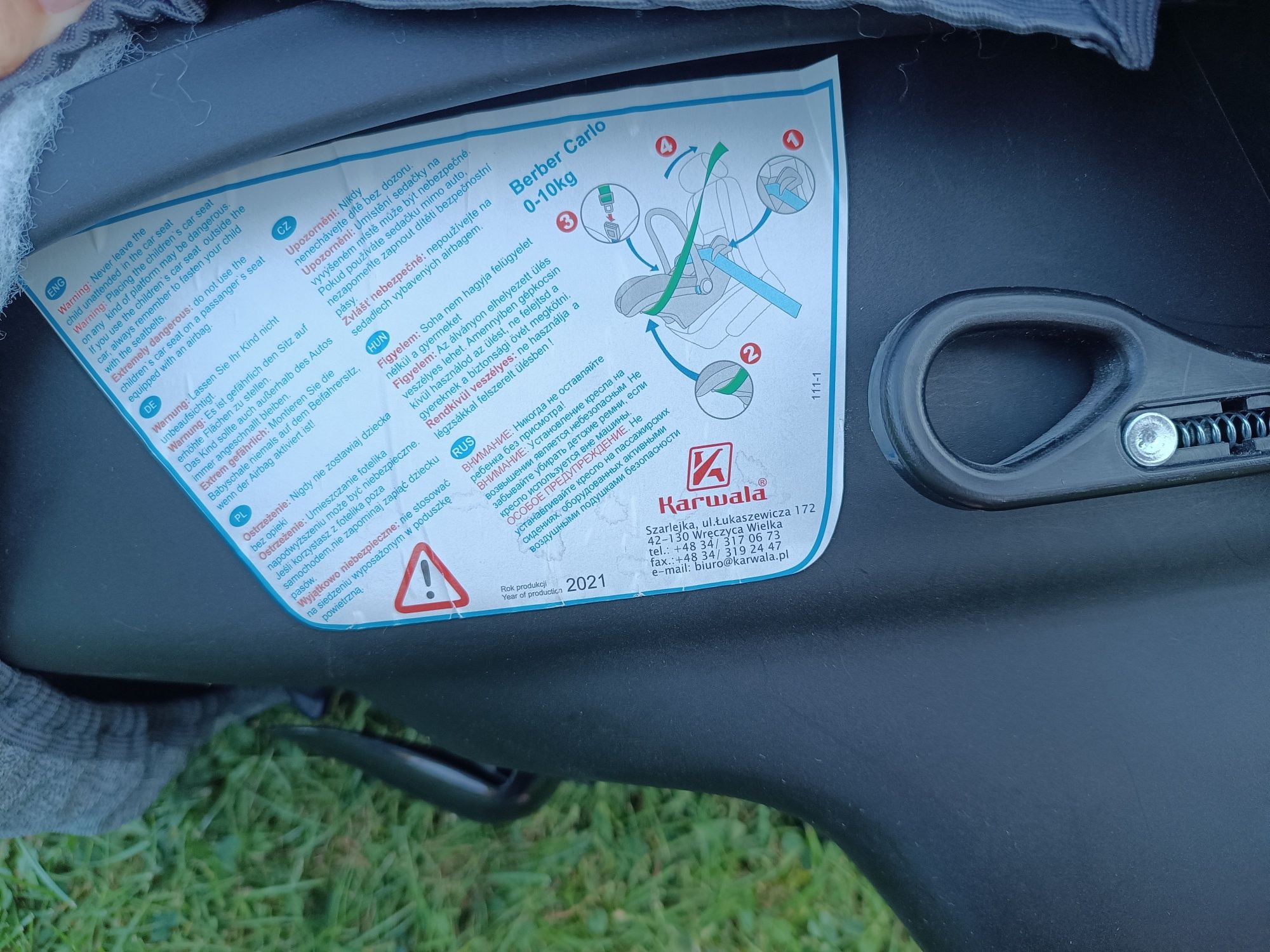 Baza ISOFIX i fotelik