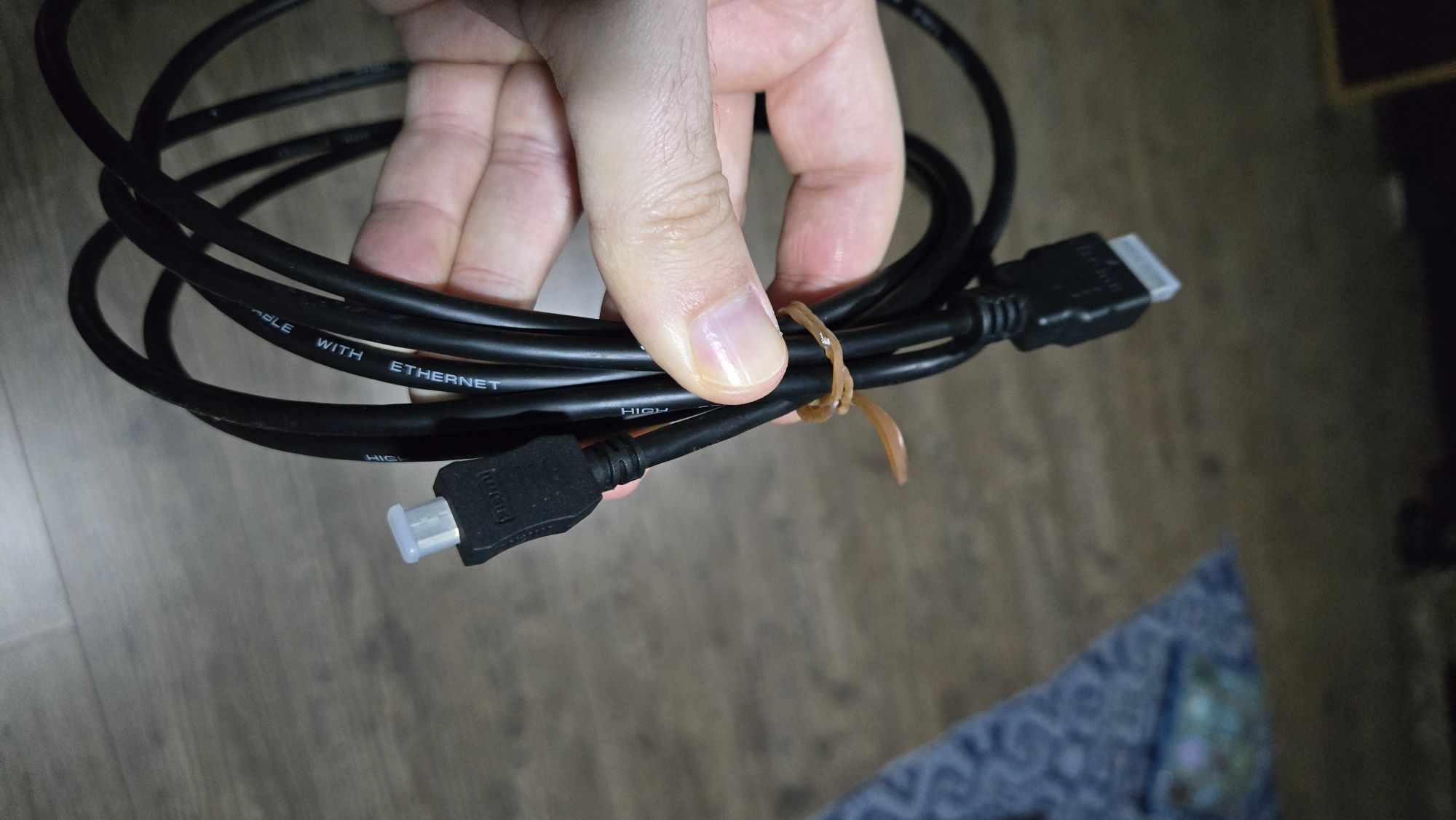 Cabos displayport e Hdmi e micro Hdmi 4k e 8k