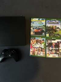 Xbox one X + pad i gry