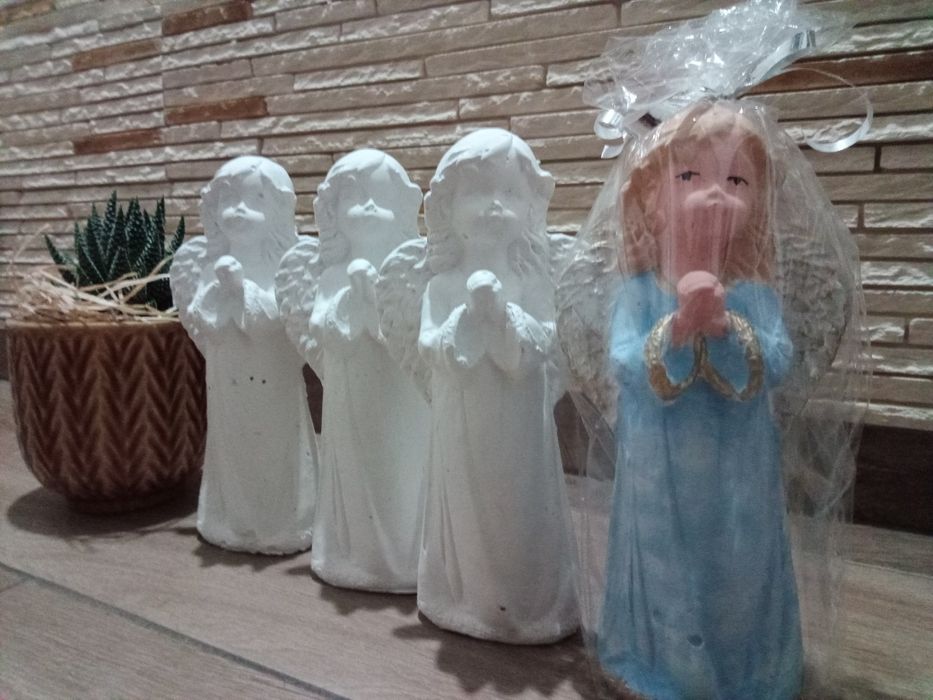 Gipsowe figurki anioł, aniołek