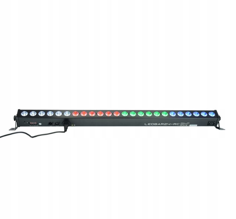2x Listwa oświetleniowa LED Pixel bar Ibiza LEDBAR24-RC 24x4W RGBW