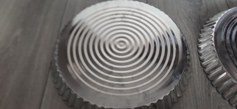 Forma do pizzy tarty blacha okrągła 27,5cm zestaw 2 sztuki