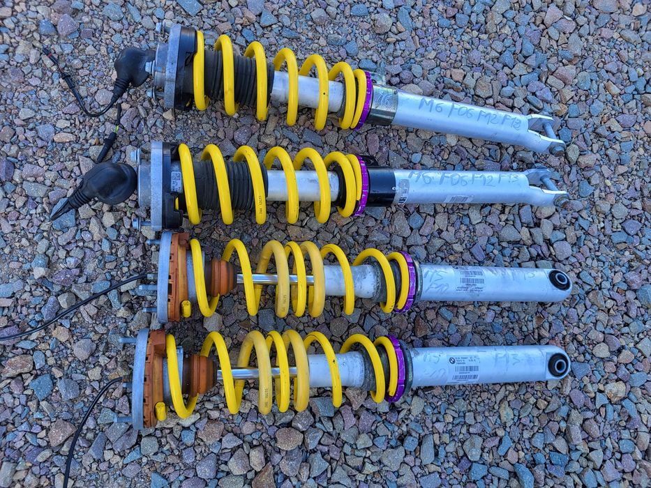 Sprężyny Gwintowane KW bmw m6 f06 f13 f12 m5 f10 Amortyzatory