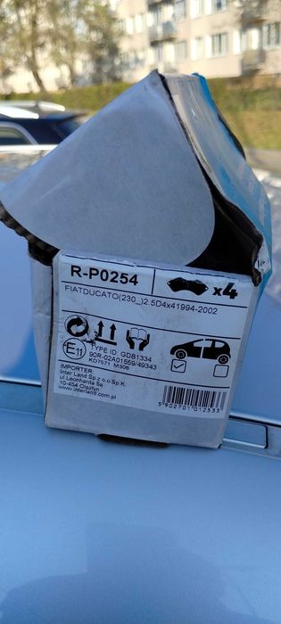 klocki hamulcowe tył mercedes CLK E  RAP BRAKES R-P0254