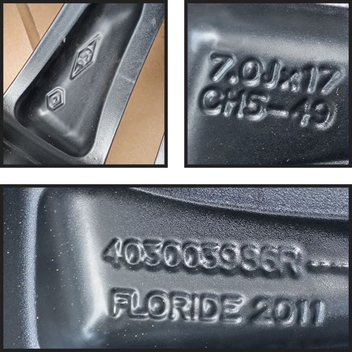 Felgi Aluminiowe Renault 7.0" x17 ET49 5x114.3