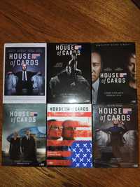 House of cards, sezon 1-6, 23DVD, PL, Spacey