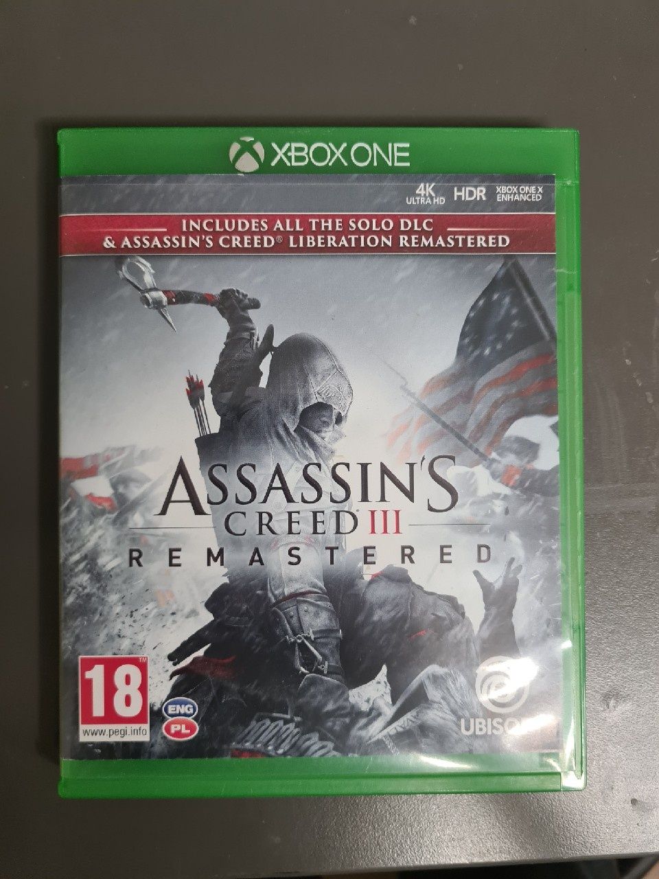 Assasin Creed III Remastered na XBOX one