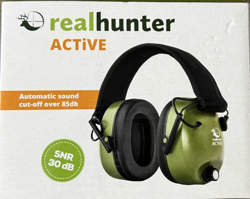 NOWE, Ochronniki słuchu, aktywne REALHUNTER.