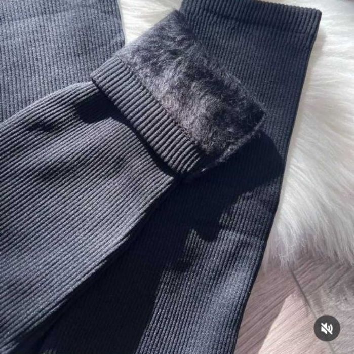 Лосіни рубчик на хутрі