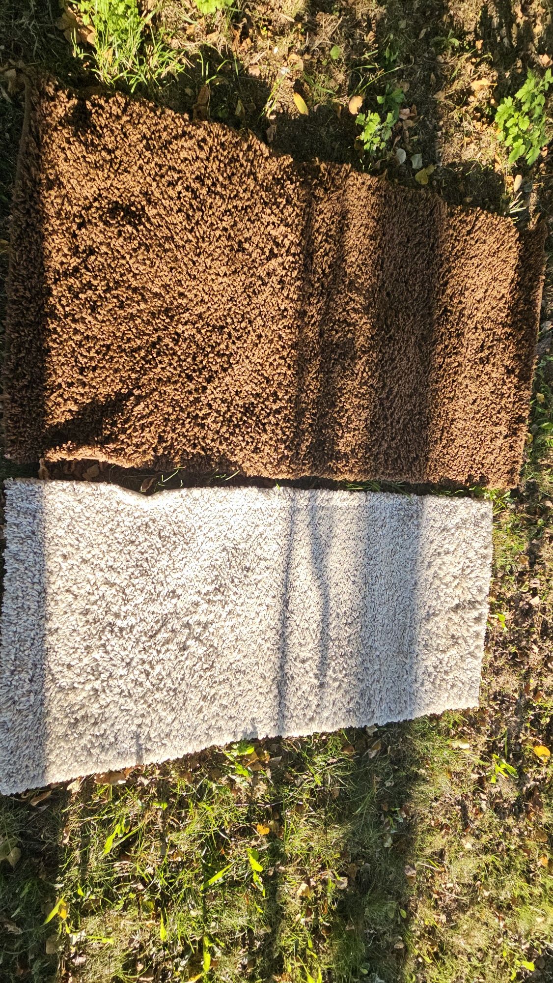 Dywan Chodnik 150x80 Brązowy Shaggy