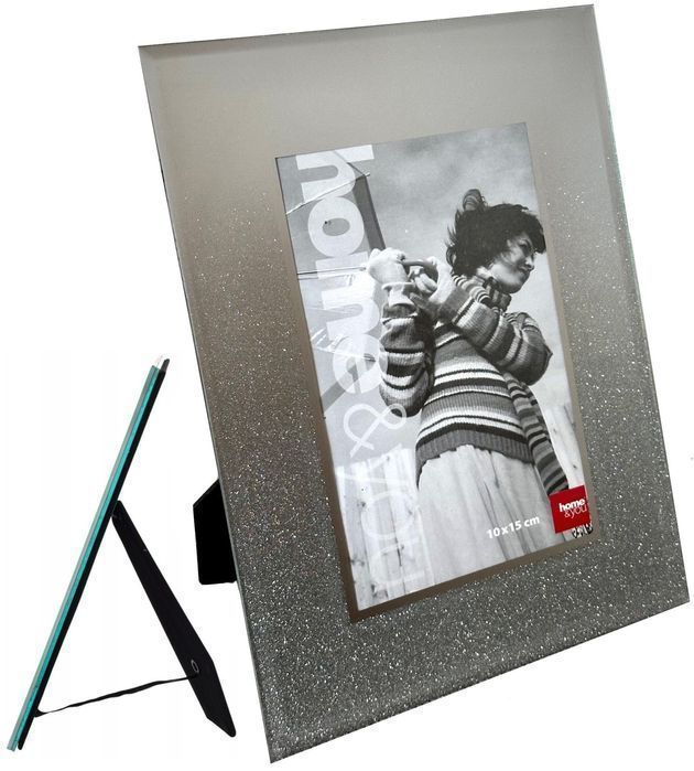 Home&You Ramka Na Zdjęcie Brilliant Glamour Szklana Brokat 17x22/10x15