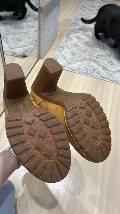 Timberland brazowe karmelowe botki tillstone 6 inch dbl wheat 37,5