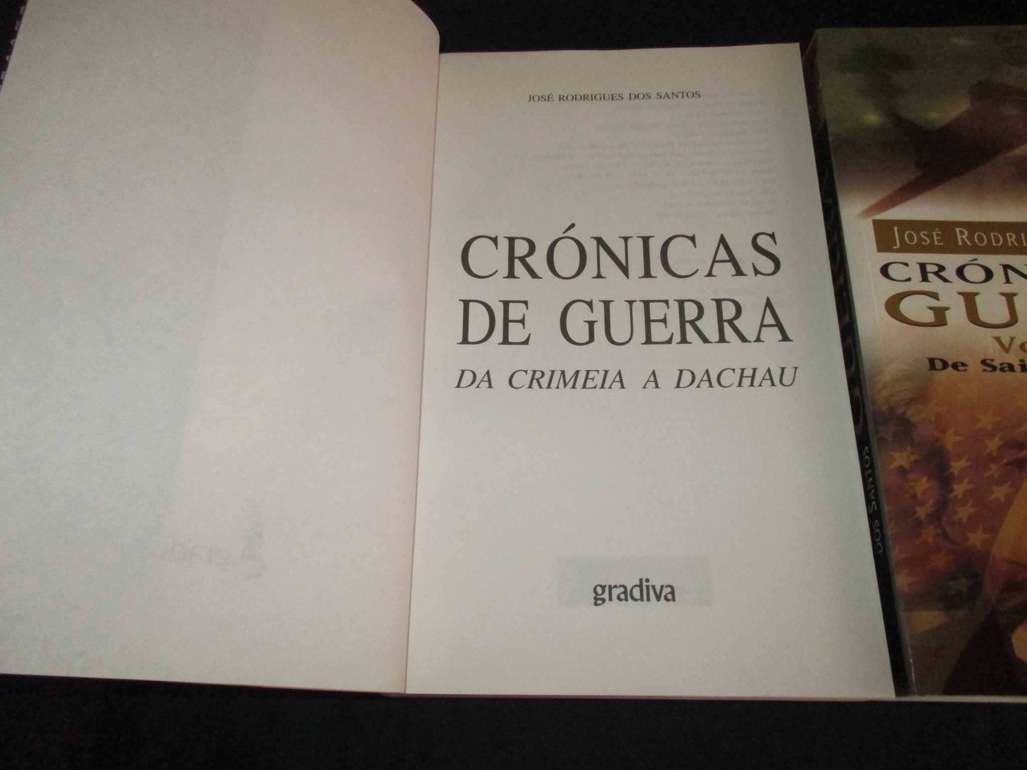 Livro Crónicas de Guerra José Rodrigues dos Santos Volume I