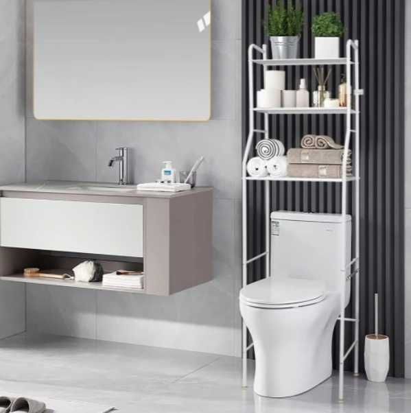 Regał łazienkowy, półka, szafka, stojak nad wc, szafa, organizer