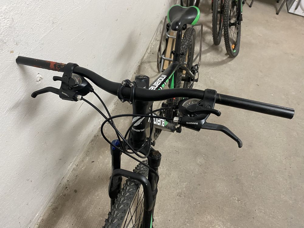 2 rowery MTB INDIANA X-Pulser 2.6 M17 Czarno-Zielone