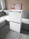 Szafka na buty IKEA BISSA biała do przedpokoju